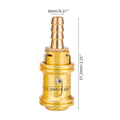 Leak-Proof Brass Tire Inflator Nozzle – Universal Air Chuck