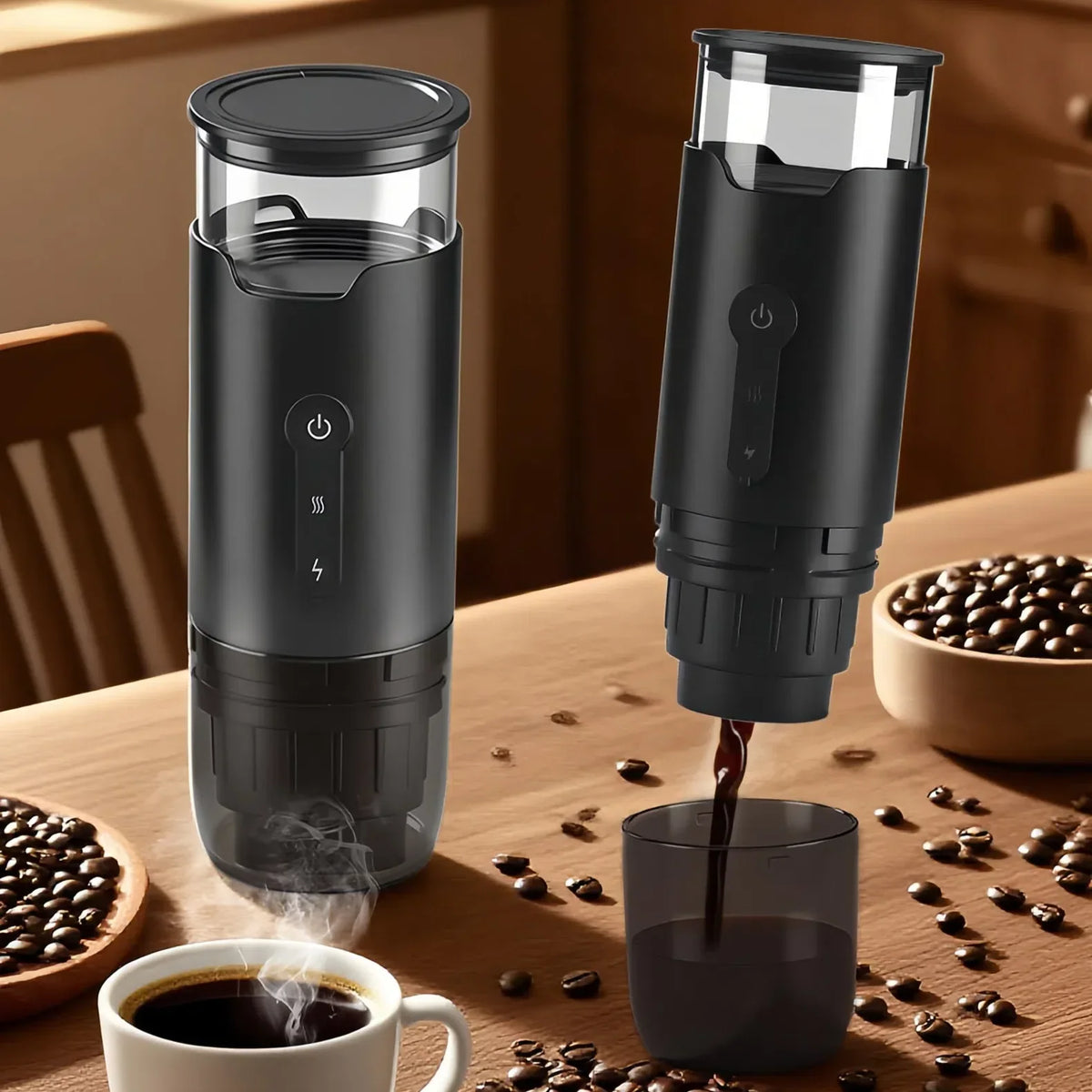 DUTRIEUX Capsule & Ground Coffee Machine | 8 Bar, 0.5L