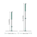 Silicone Floor Scrub Broom with Squeegee & Telescopic Handle