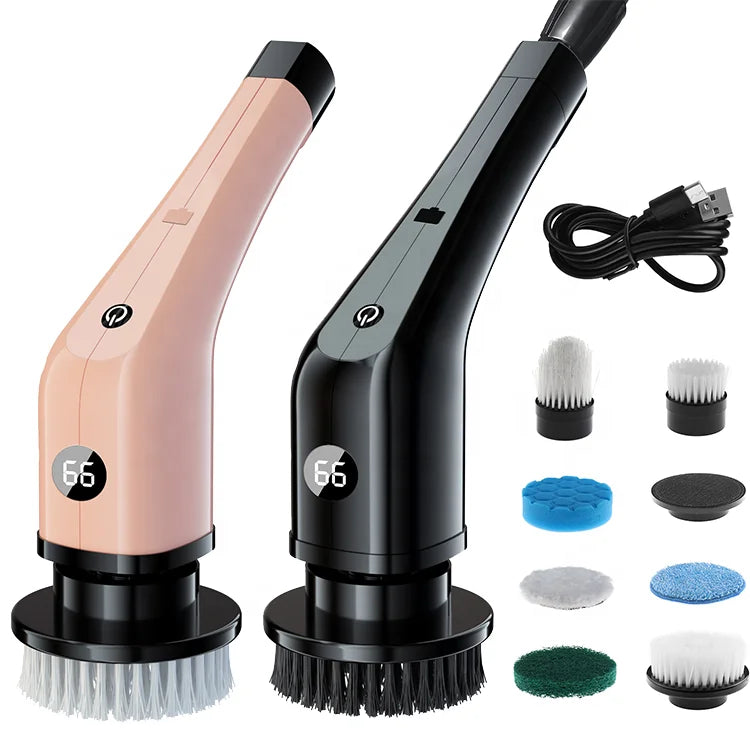 DUTRIEUX Cordless Electric Spin Scrubber – Extendable Power Brush
