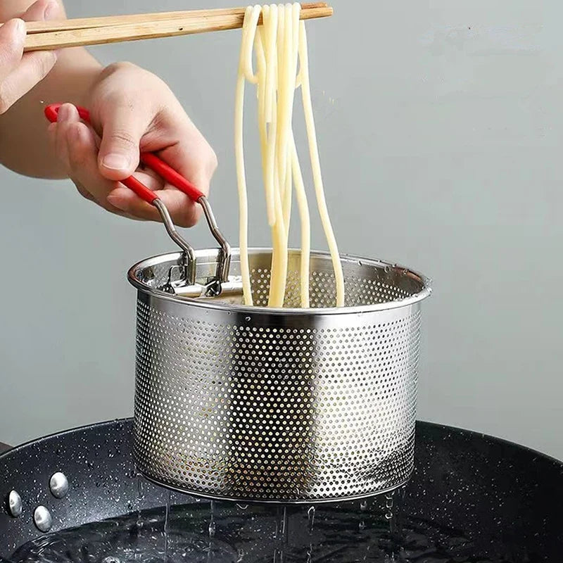 Stainless Steel Fry Basket Colander Strainer – 5 Sizes