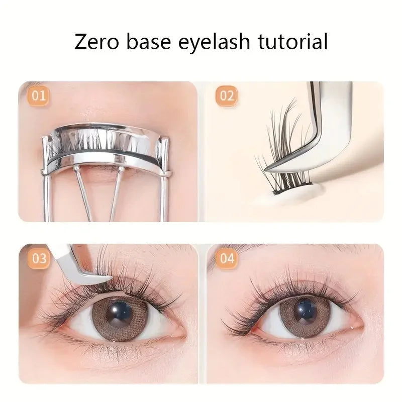 Precision Curved Tip Eyelash Extension Tweezers – Stainless Steel