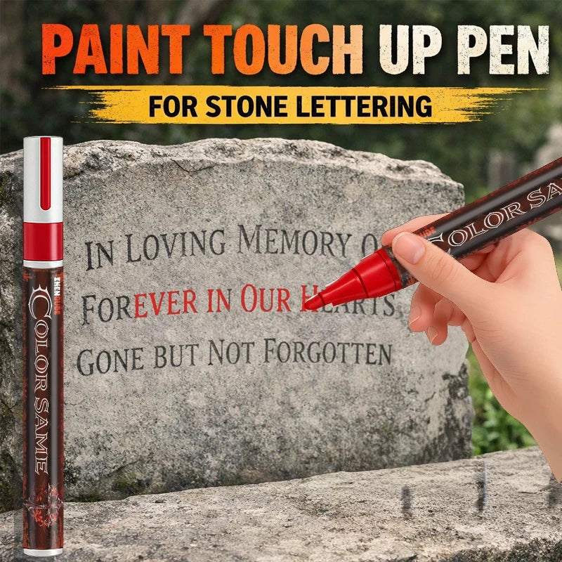 Tombstone Repainting Pen – Waterproof Gold Letter Restoration