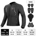 KEMITOUR CE Certified Motorcycle Armor Jacket | Breathable Mesh