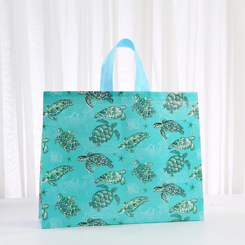Sea Turtle Gift Bags with Handles – Party Favor Bags