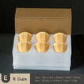 Arabic Tulip Ceramic Espresso Cup Set 100ml – 6 Pieces