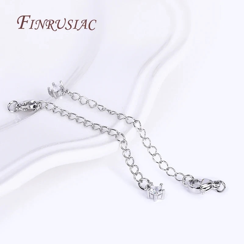 18K Gold Plated Brass Chain Extender 70mm | 8 Styles
