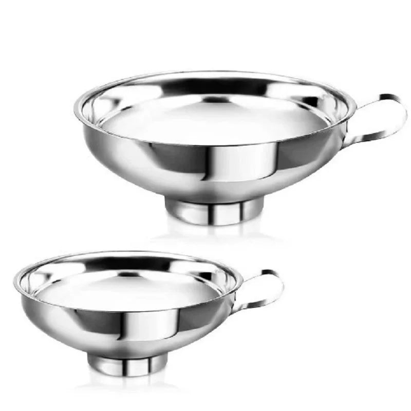 Wide Mouth Stainless Steel Funnel – Kitchen & Liquid Transfer