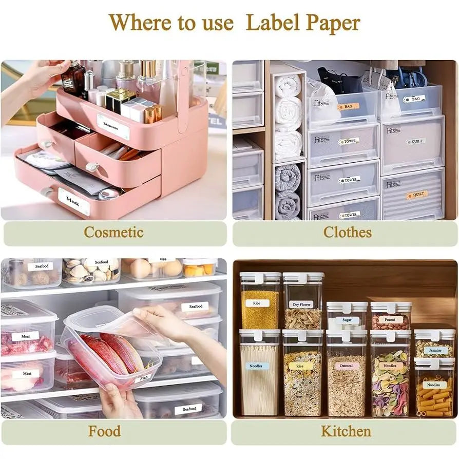 NIIMBOT Thermal Label Sticker Roll – D110, D11, D101 Compatible
