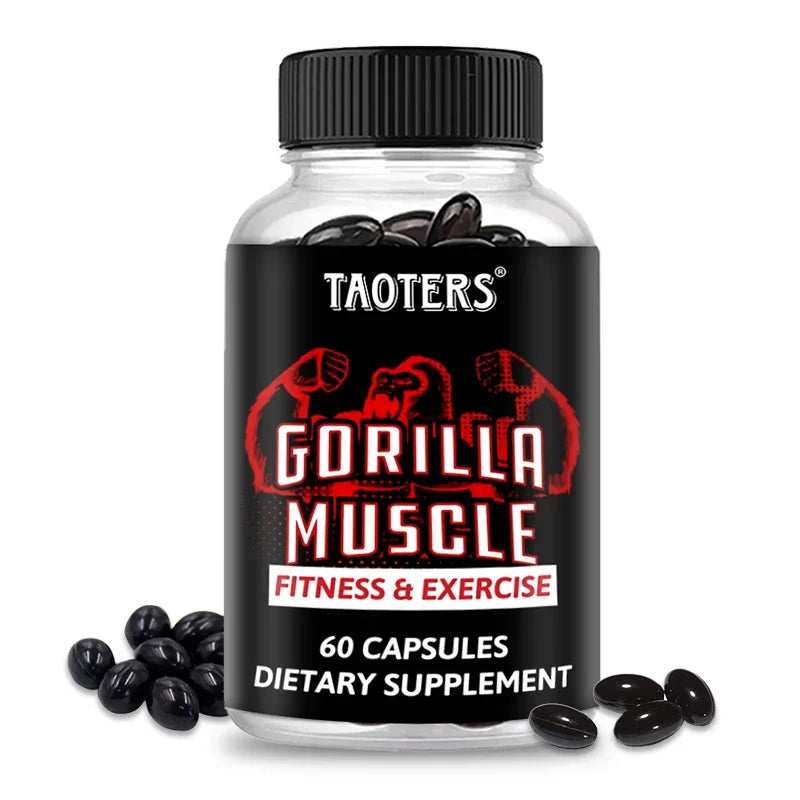 Gorilla Muscle Capsules – Horny Goat Weed, Ginseng & Maca Root