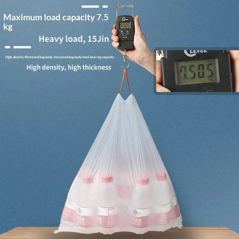 Heavy Duty Drawstring Trash Bags – Waterproof Garbage Can Liners