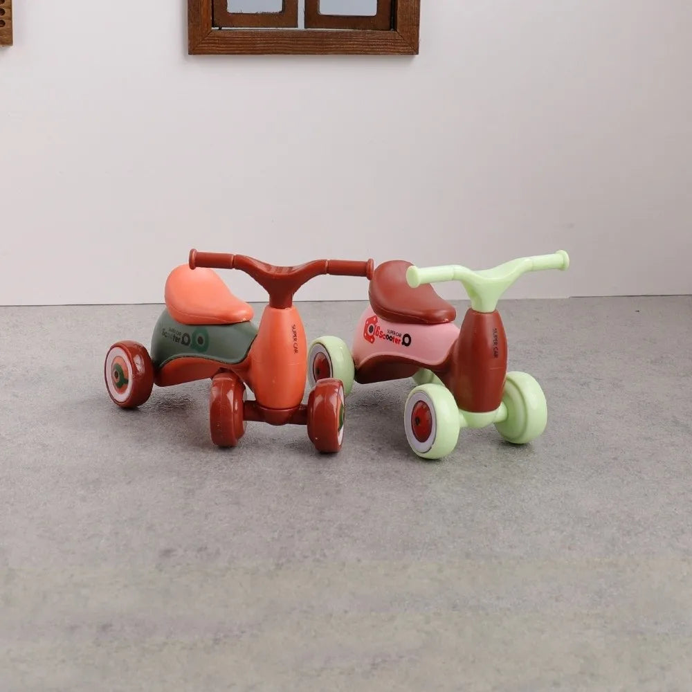 Miniature Plastic Scooter Dollhouse Decoration | Mini Balance Car
