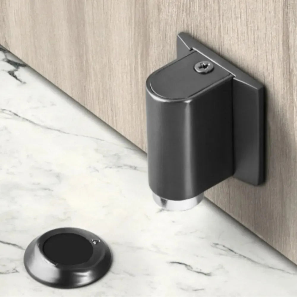 Magnetic Door Stopper – Punch-Free Heavy Duty Floor Mount