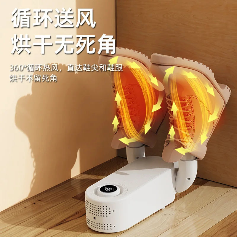 DUTRIEUX Portable Shoe Dryer & Warmer – Timed Constant Temp