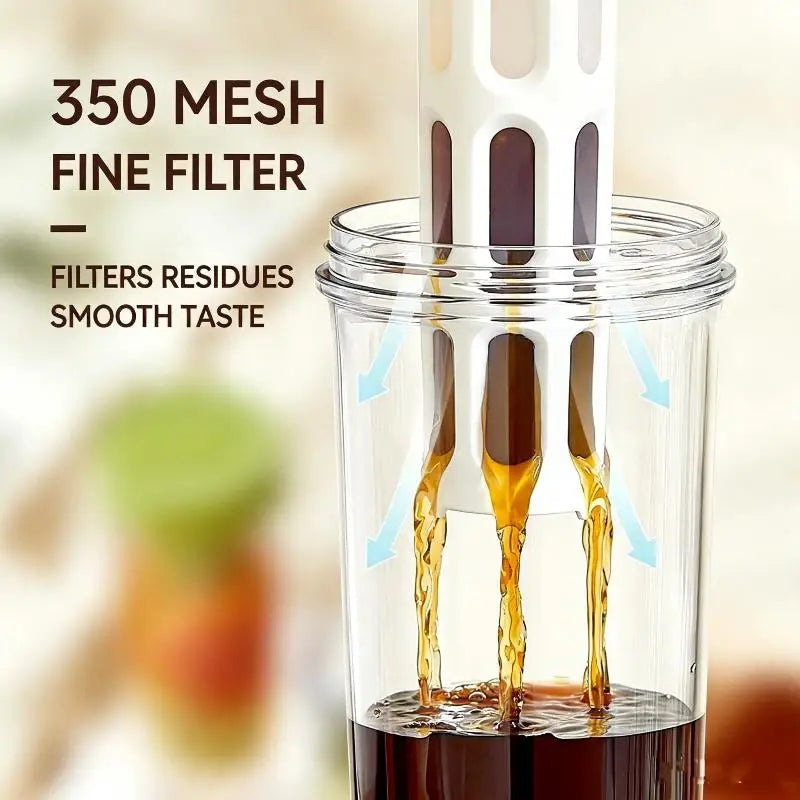 1L Cold Brew Coffee Maker & Fruit Infuser Bottle | BPA-Free