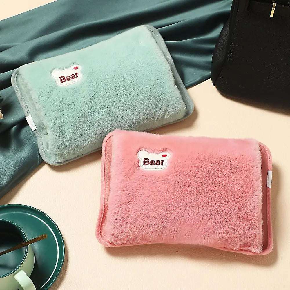 Rechargeable Electric Hot Water Bottle – Plush Hand Warmer Bag