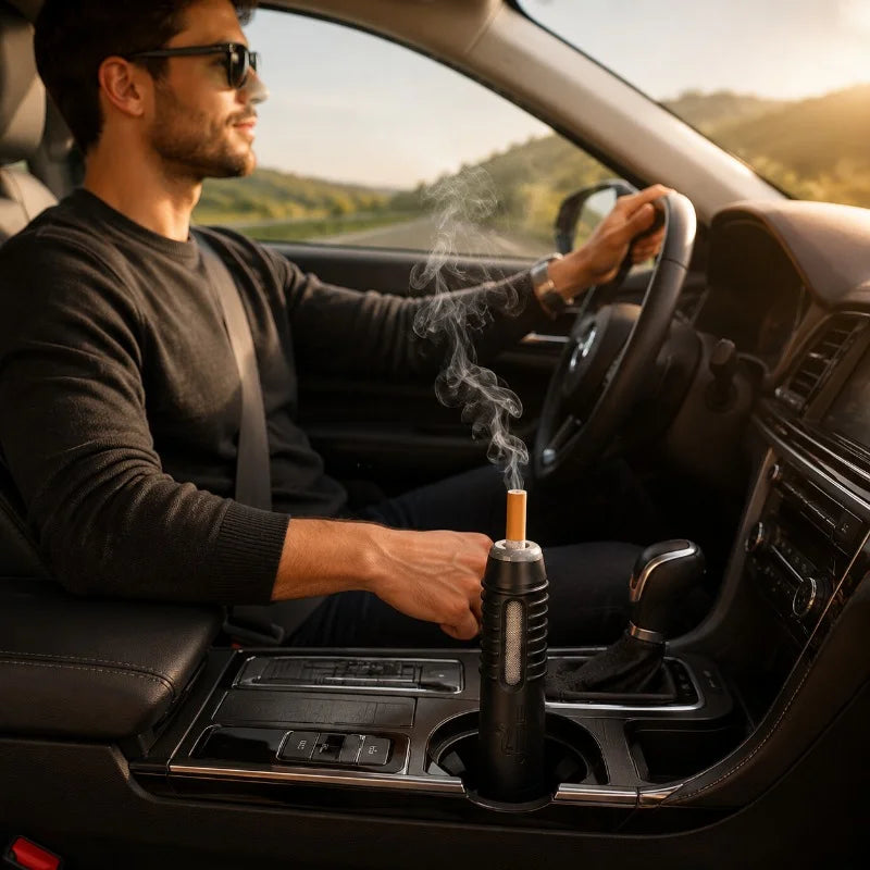 Nixie Portable Windproof Pocket Ashtray – Car & Outdoor Use