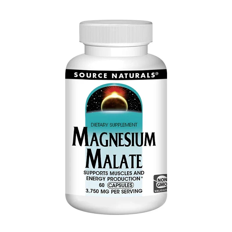 Magnesium Malate 3750mg Capsules – Muscle, Heart & Energy