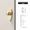 Gold Zinc Alloy Cabinet Handle – Modern Minimalist Drawer Pull