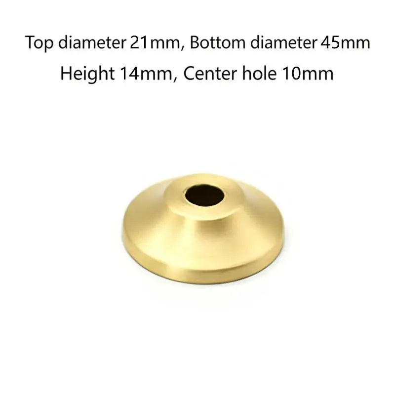 M10 Brass Base Connector for Ceramic Desk Lamp | DIY Lighting