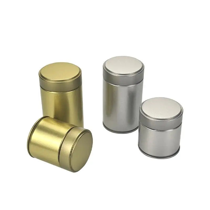 Mini Airtight Matcha Powder Tin Can | Portable Tinplate Jar
