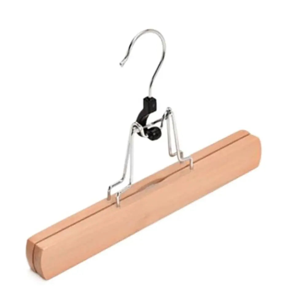 Wooden Horse-Face Skirt & Pants Hanger – Non-Slip Retro Rack