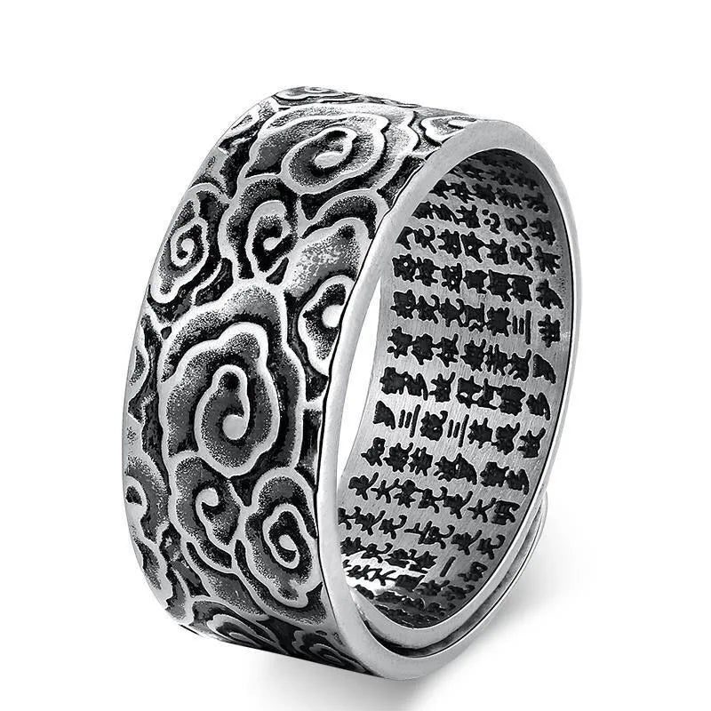 Vintage Punk Adjustable Ring – Eagle Tiger Snake Charm