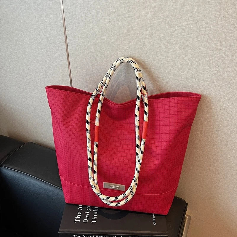 Nixie Waterproof Nylon Tote Bag – Large Shoulder Handbag