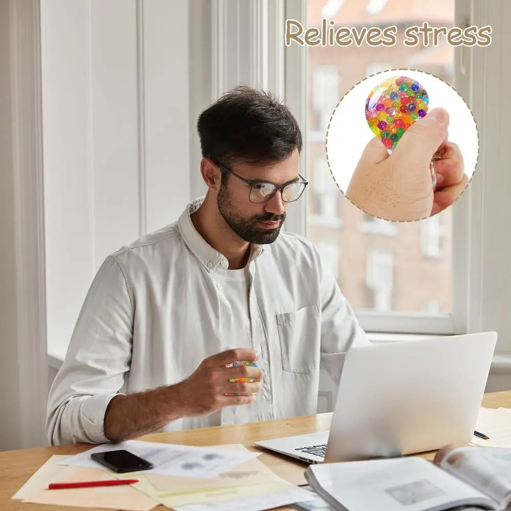 TPR DIY Stress Ball Kit – Transparent Refillable Shells