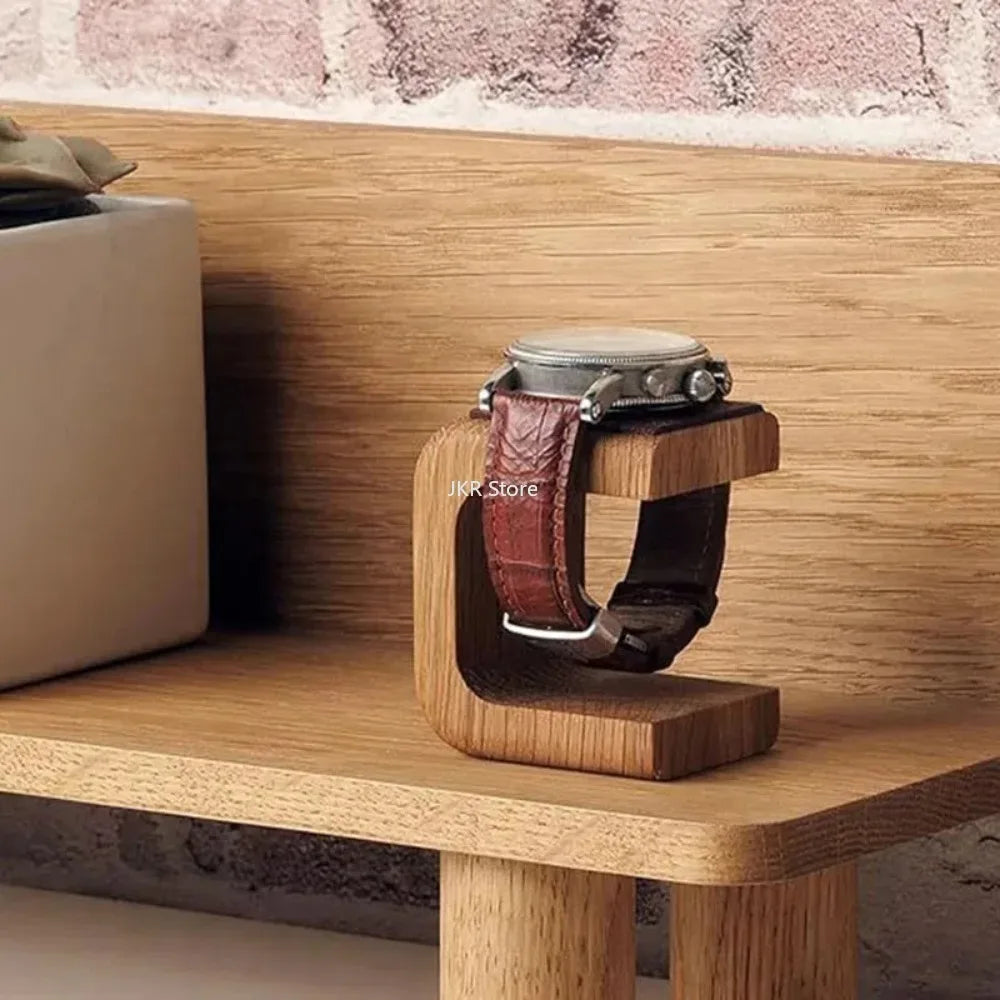 Wooden Watch Holder & Jewelry Organizer Display Stand 1/2 PCS