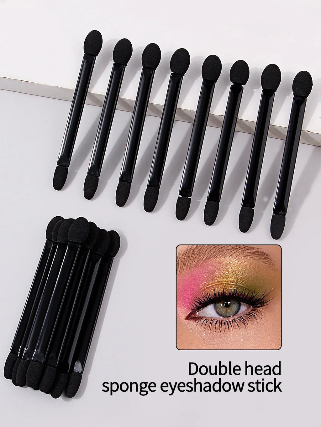 60-Piece Eye Makeup Brush Set with Storage Box | Nixie