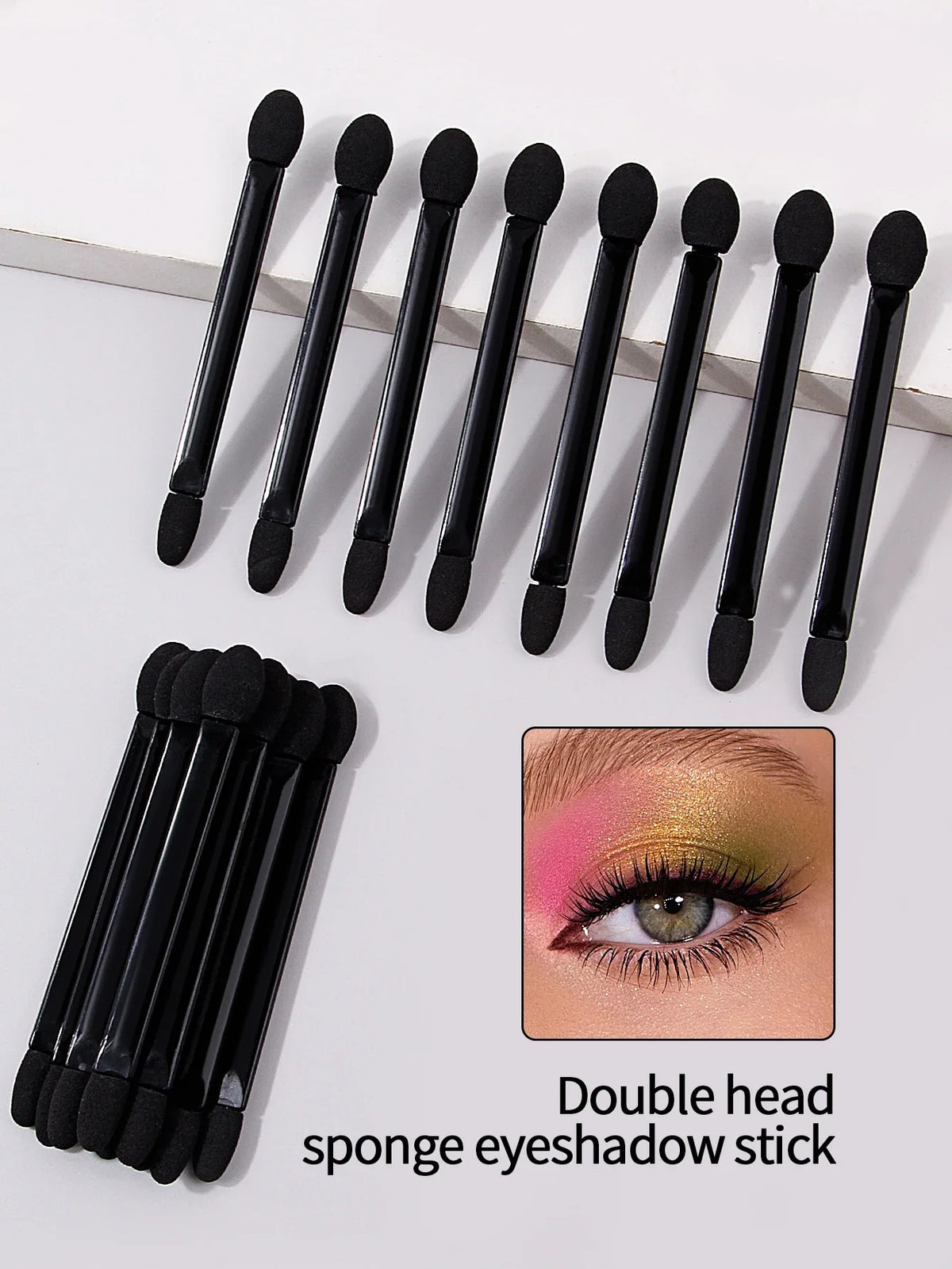 60-Piece Eye Makeup Brush Set with Storage Box | Nixie