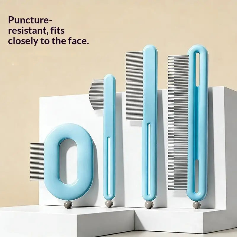 Pet Deshedding Grooming Comb for Cats & Dogs – 1/4 Pcs