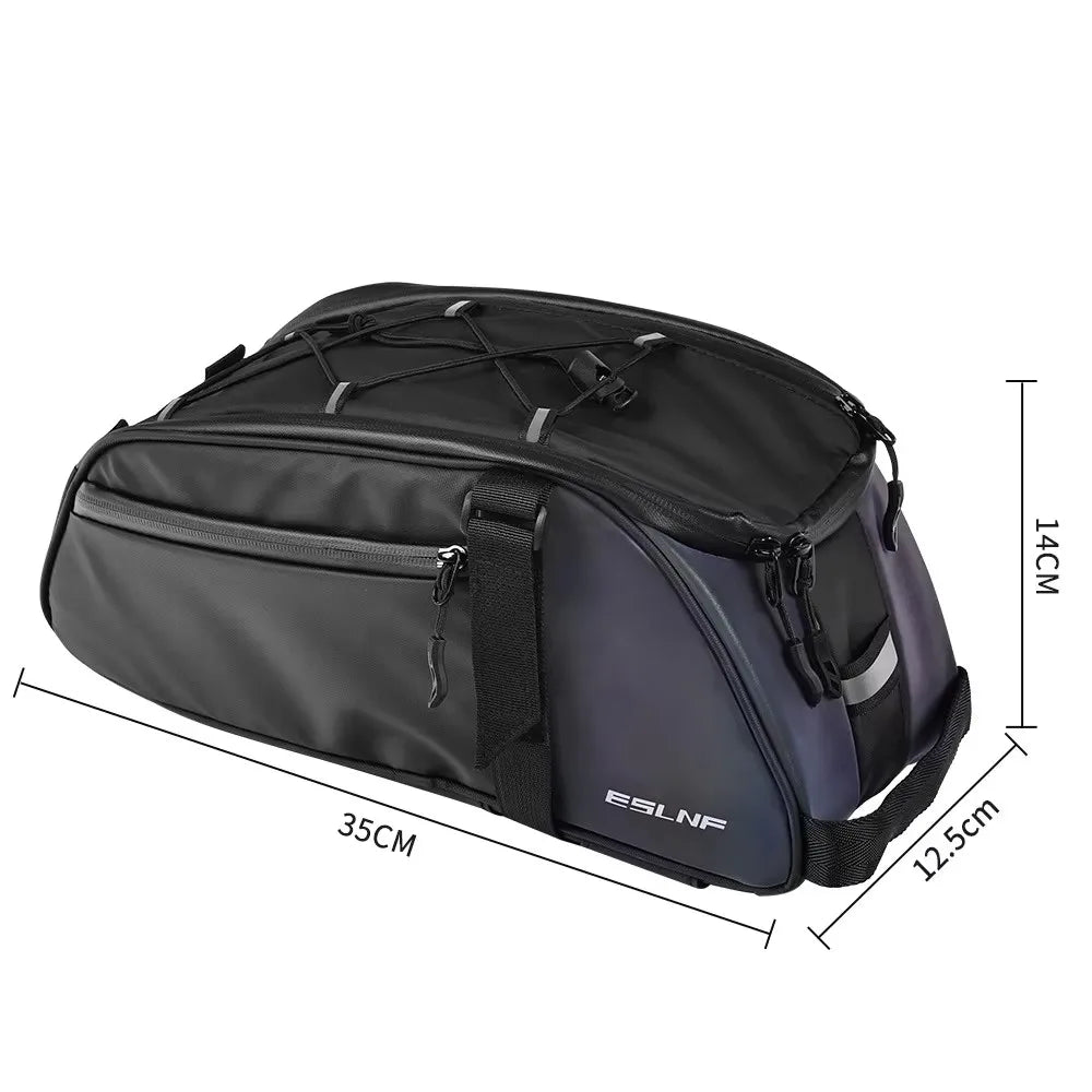 ESLNF Large Capacity Bike Rear Rack Bag – Rainproof Pannier
