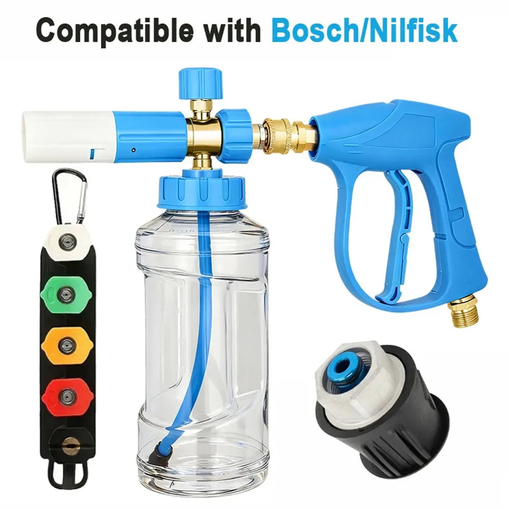 Snow Foam Gun G1/4 Car Cleaning Cannon – Kärcher Bosch Lavor