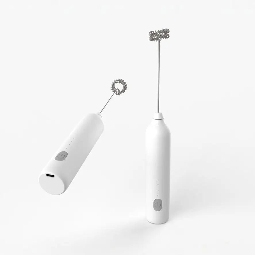 USB Rechargeable Electric Milk Frother & Coffee Whisk Mixer