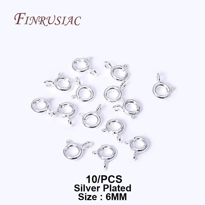 14K/18K Gold Plated Crimp Beads & Clasp Connectors | DIY Jewelry