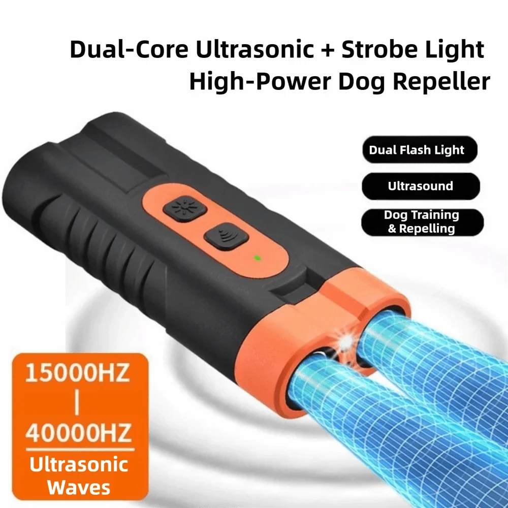 Ultrasonic Dog Bark Deterrent – 40KHz Training Device