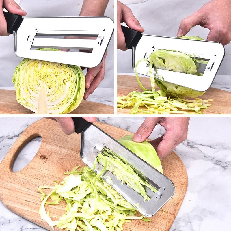 Stainless Steel Cabbage Slicer with Handle | Vegetable Shredder