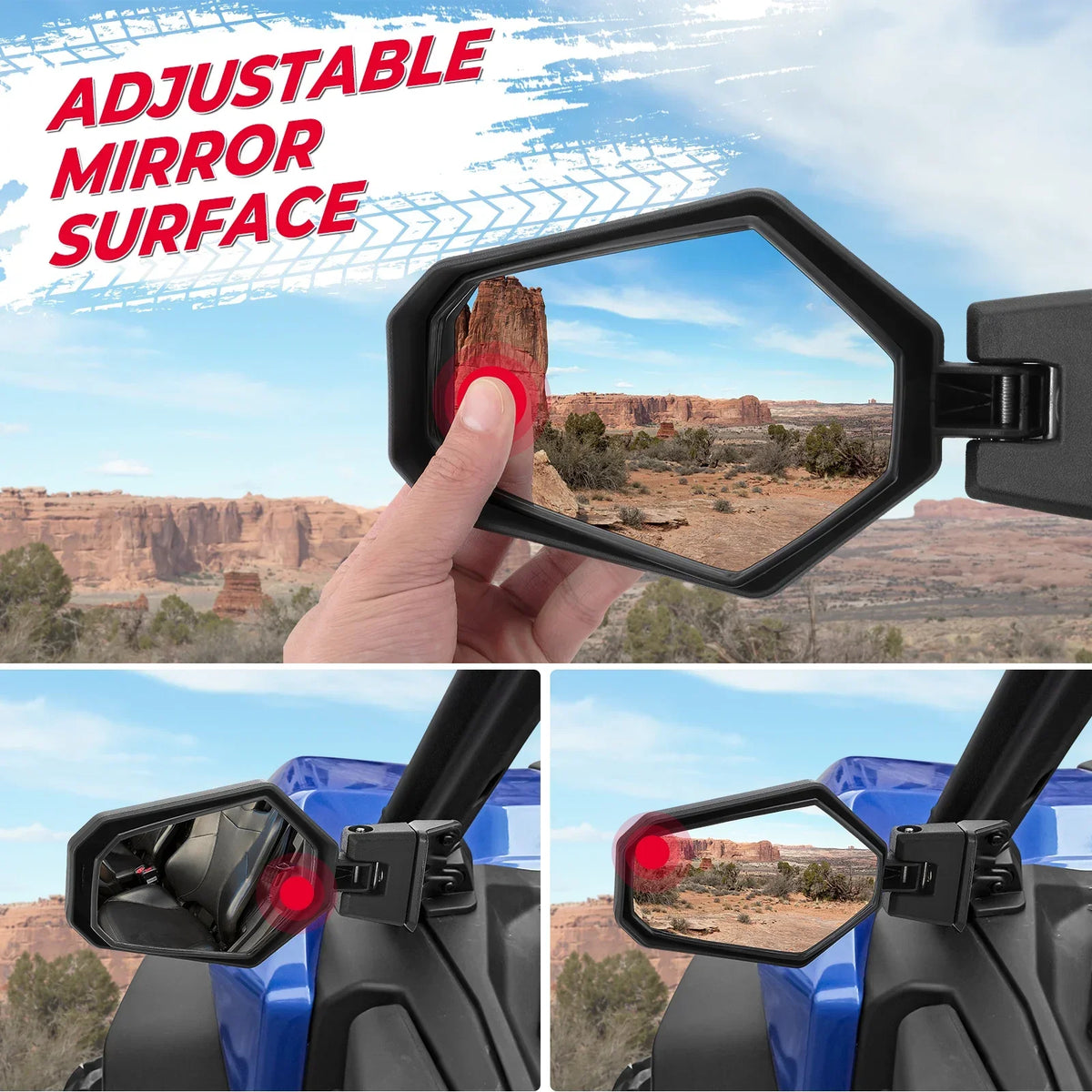 Folding Side Mirrors 715003639 – Can-Am Maverick & Commander