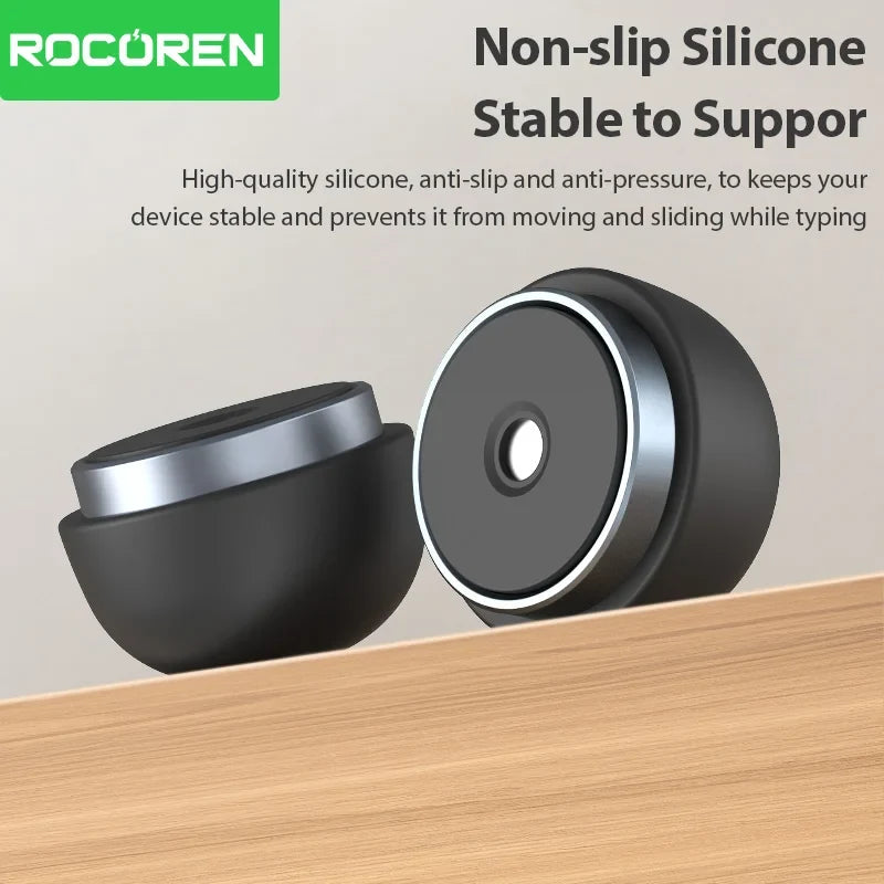 Rocoren Magnetic Mini Laptop Stand Aluminum Cooler for MacBook