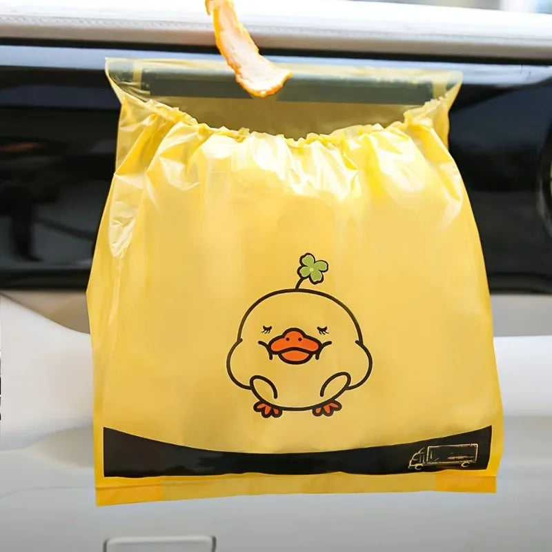 Disposable Adhesive Car Garbage Bags, 15 Pack – Hanging