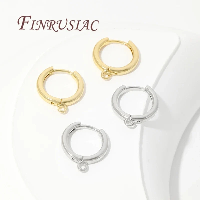 Rhodium Plated Earring Hooks & Clasps – DIY Jewelry Findings