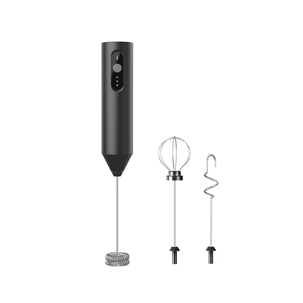 CLITON Wireless Electric Milk Frother & Portable Egg Beater