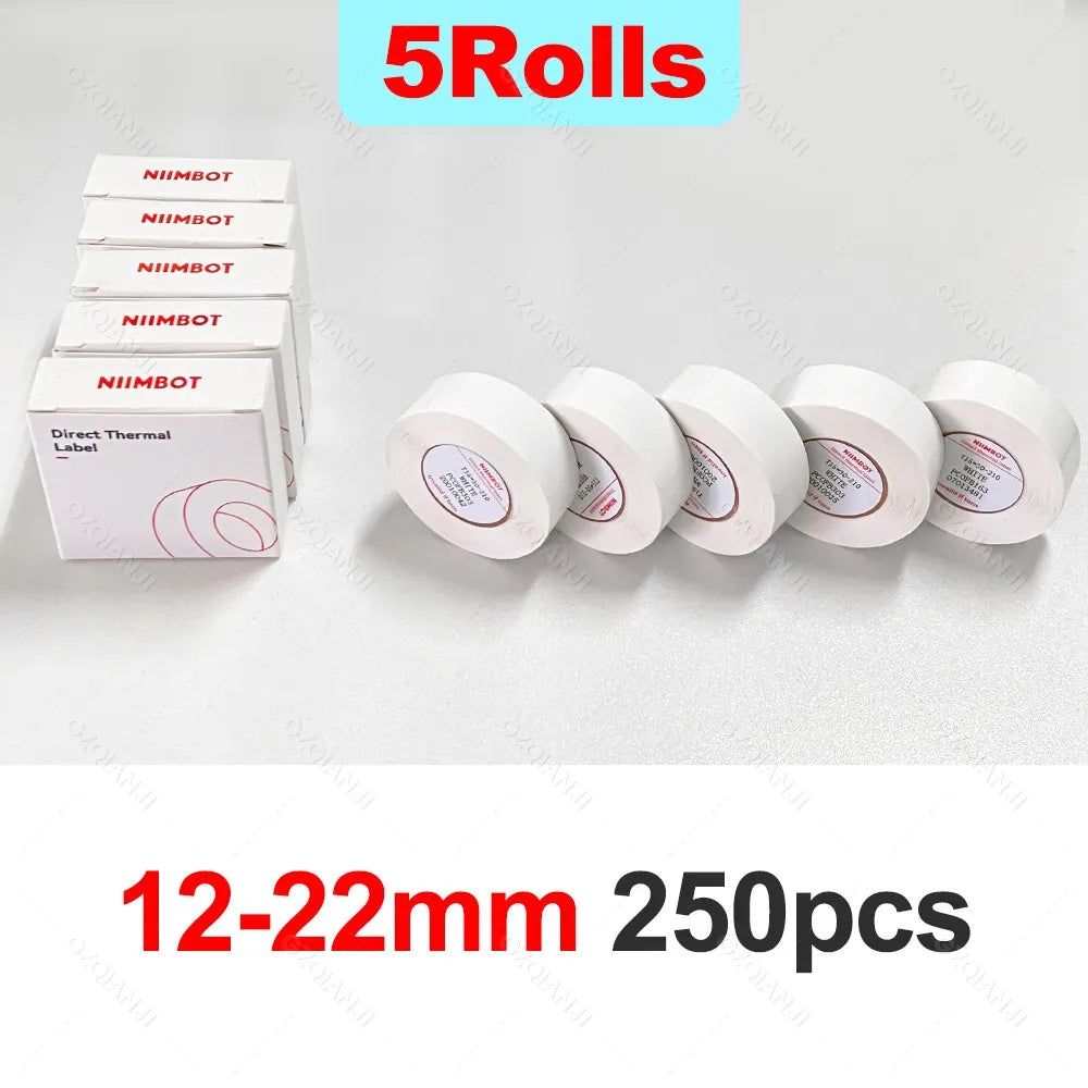 Niimbot Thermal Label Paper Rolls – Waterproof Anti-Oil Stickers
