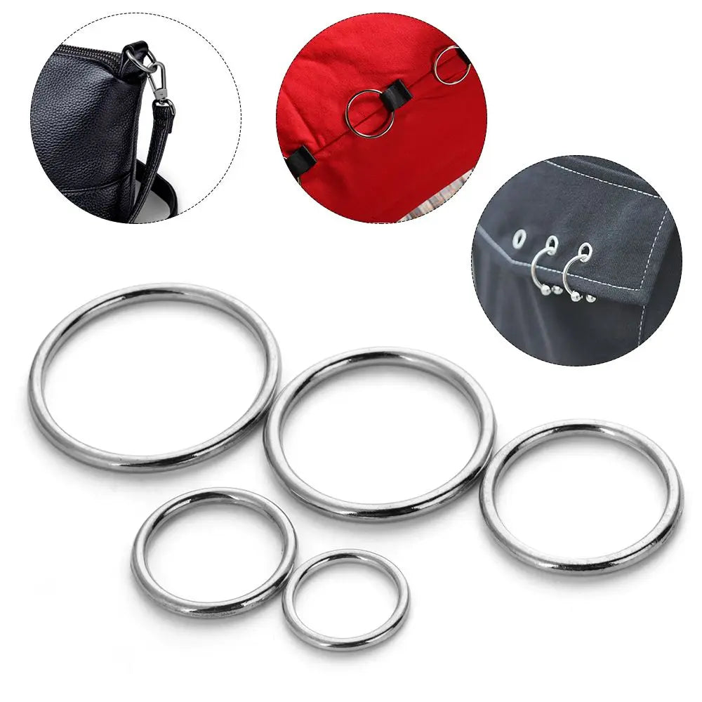 Metal O-Ring Buckles 10 Pack – Bag Webbing Sewing Hardware