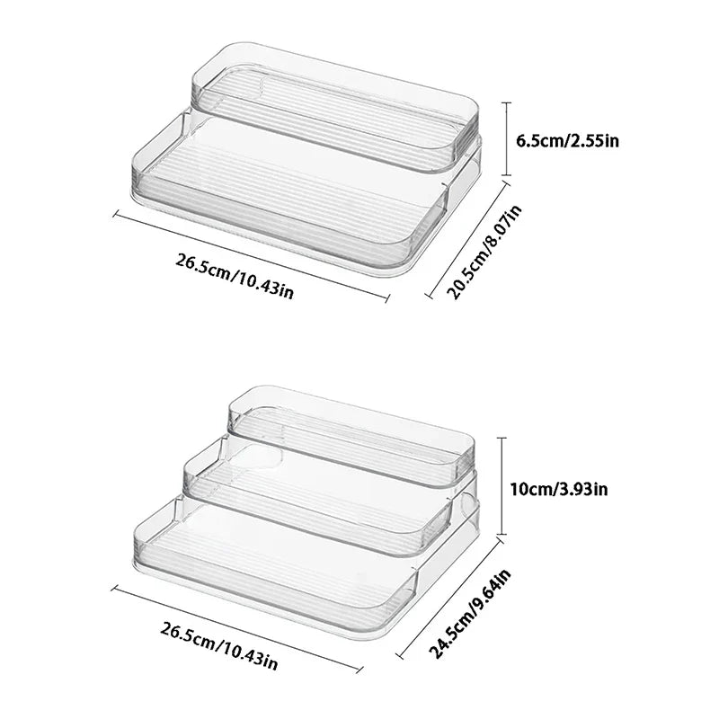 3-Tier Desktop Organizer Shelf for Perfume, Cosmetics & Spices