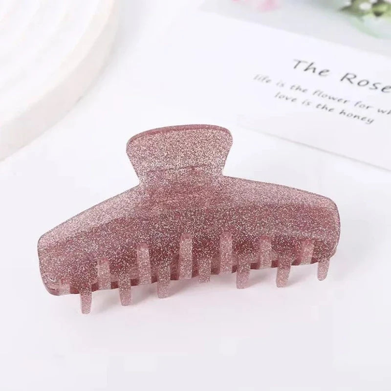Large Shark Hair Clip – Elegant Vintage Korean Style Claw