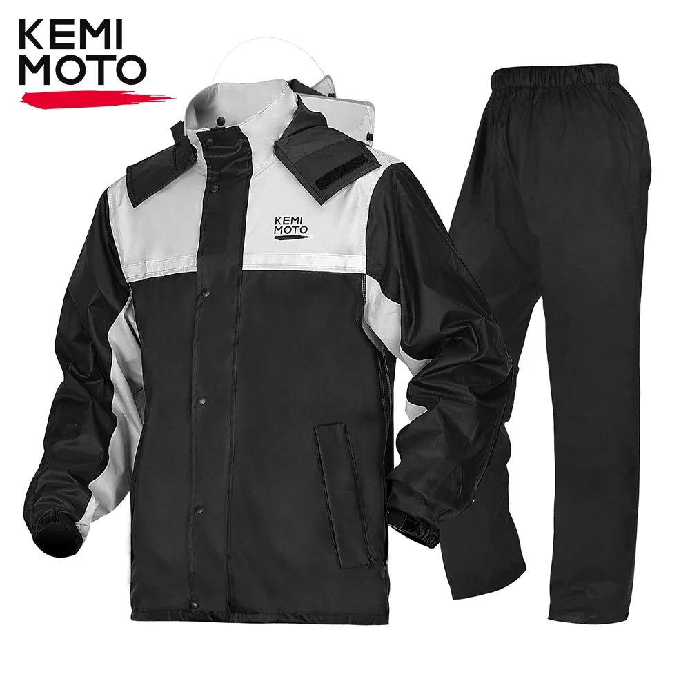 KEMITOUR Men's Waterproof Rain Suit – Jacket & Pants Set