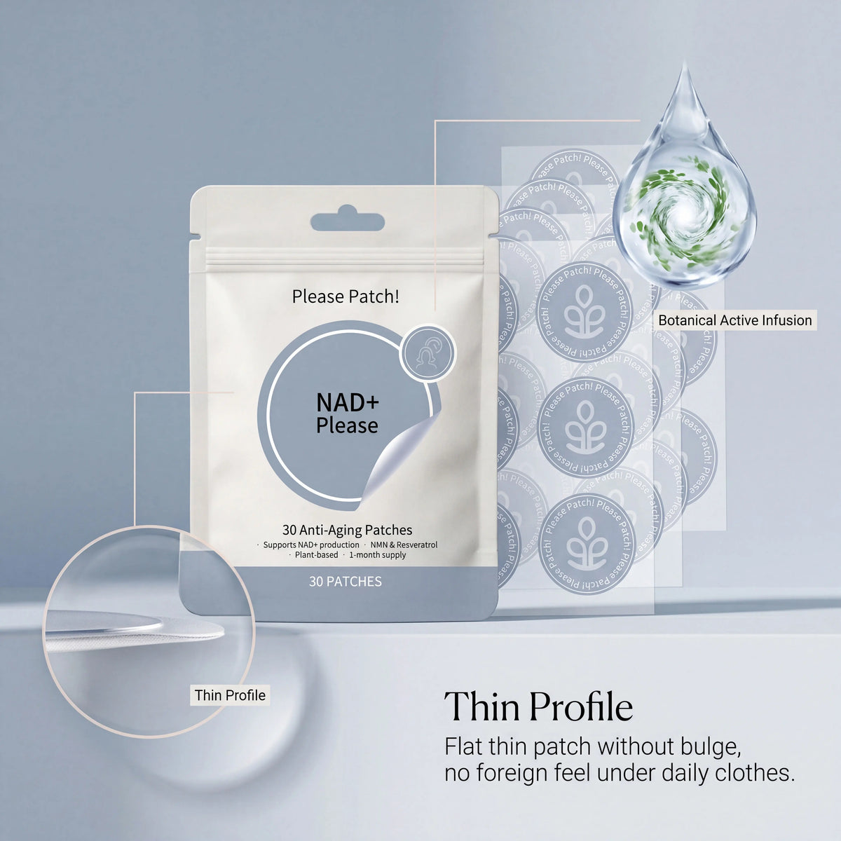 NAD+ Skin Patches – Moisturizing & Nourishing Body Care